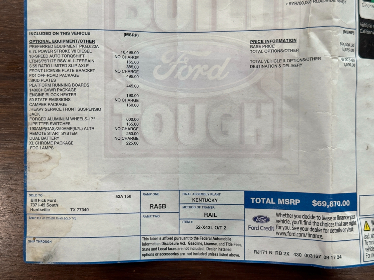 Ford Super Duty F-350 DRW  2024