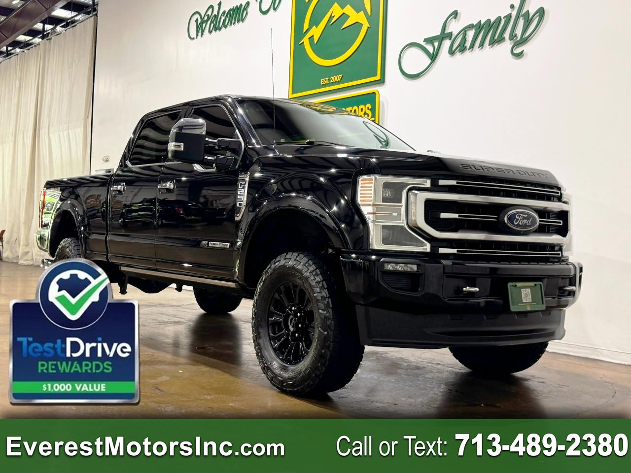 2020 Ford Super Duty F-250 SRW PLATINUM TREMOR 4X4 CREWCAB SHORT 6.7L V8 DIESEL