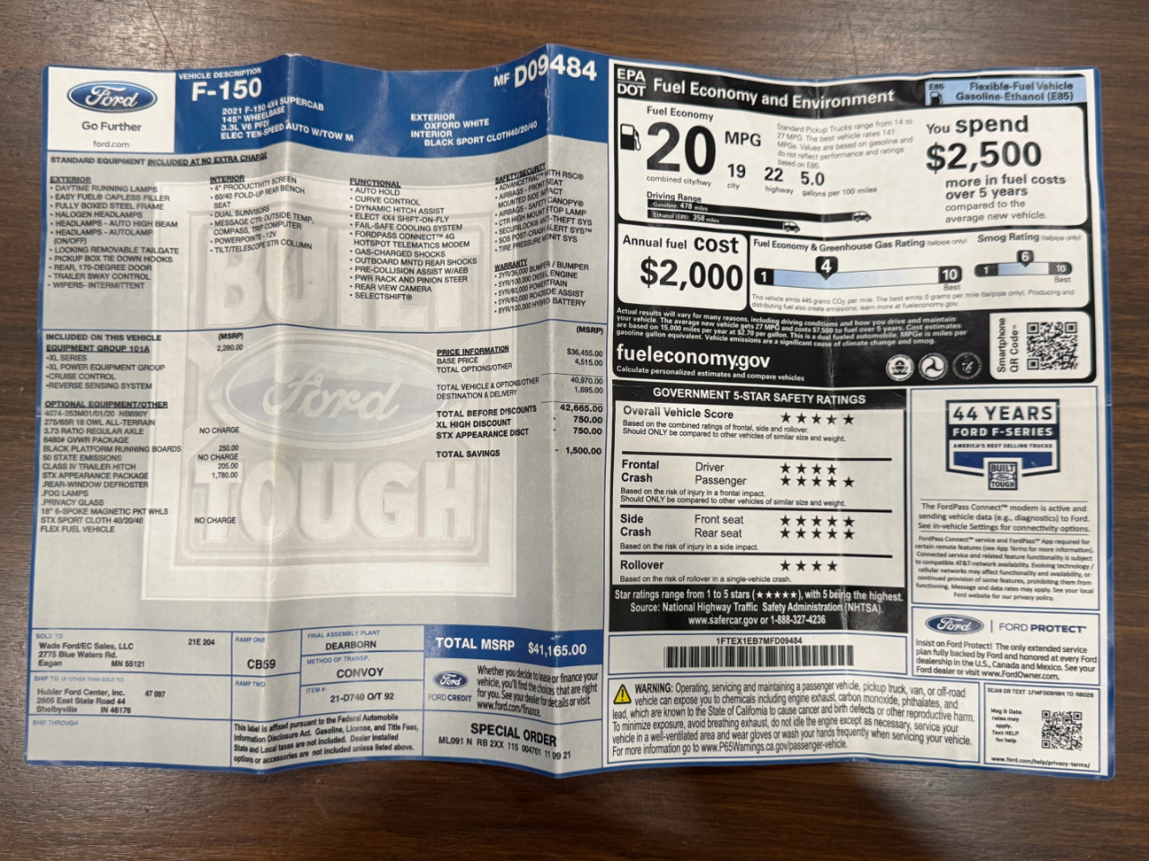 Ford F-150  2021