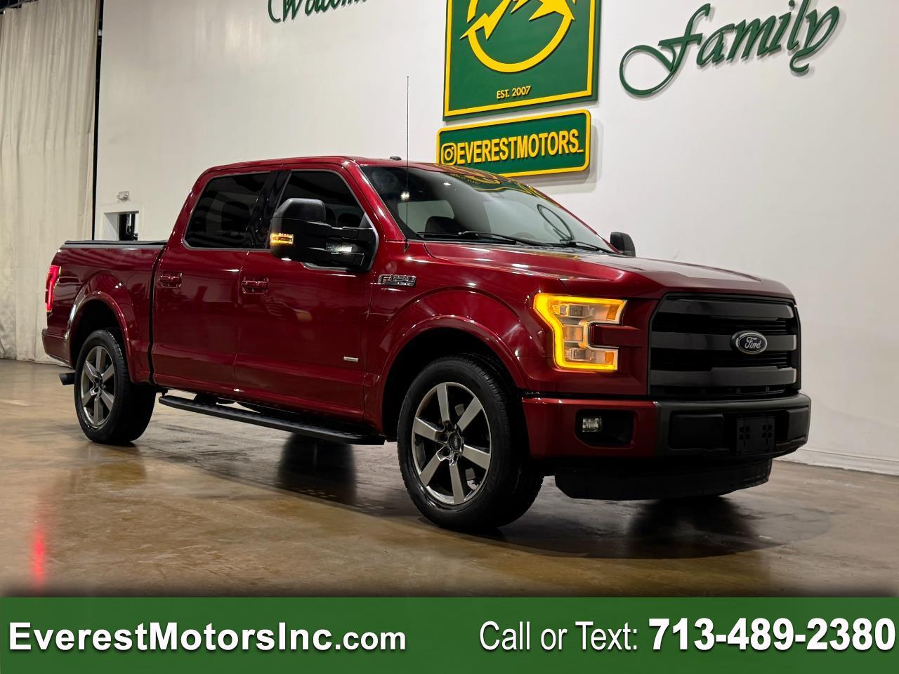 2015 Ford F-150 LARIAT SPORT 4X2 CREW SHORT 3.5 GAS 1OWNER TOW PKG