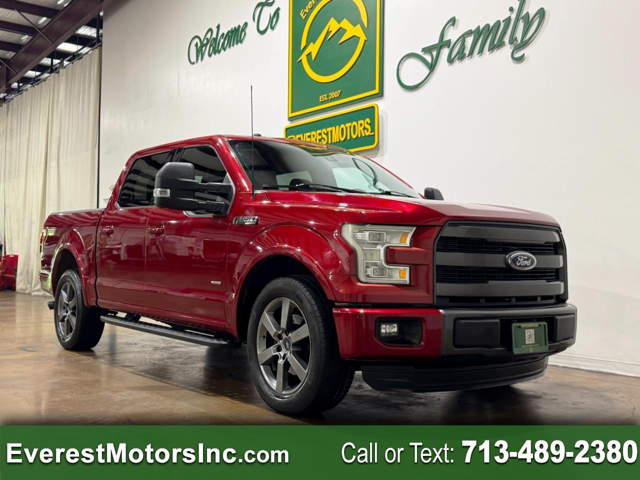 2015 Ford F-150 LARIAT SPORT 4X2 CREW SHORT 3.5 GAS 1OWNER TOW PKG