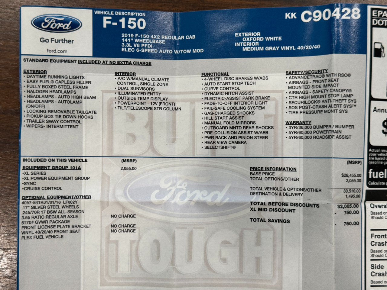 Ford F-150  2019