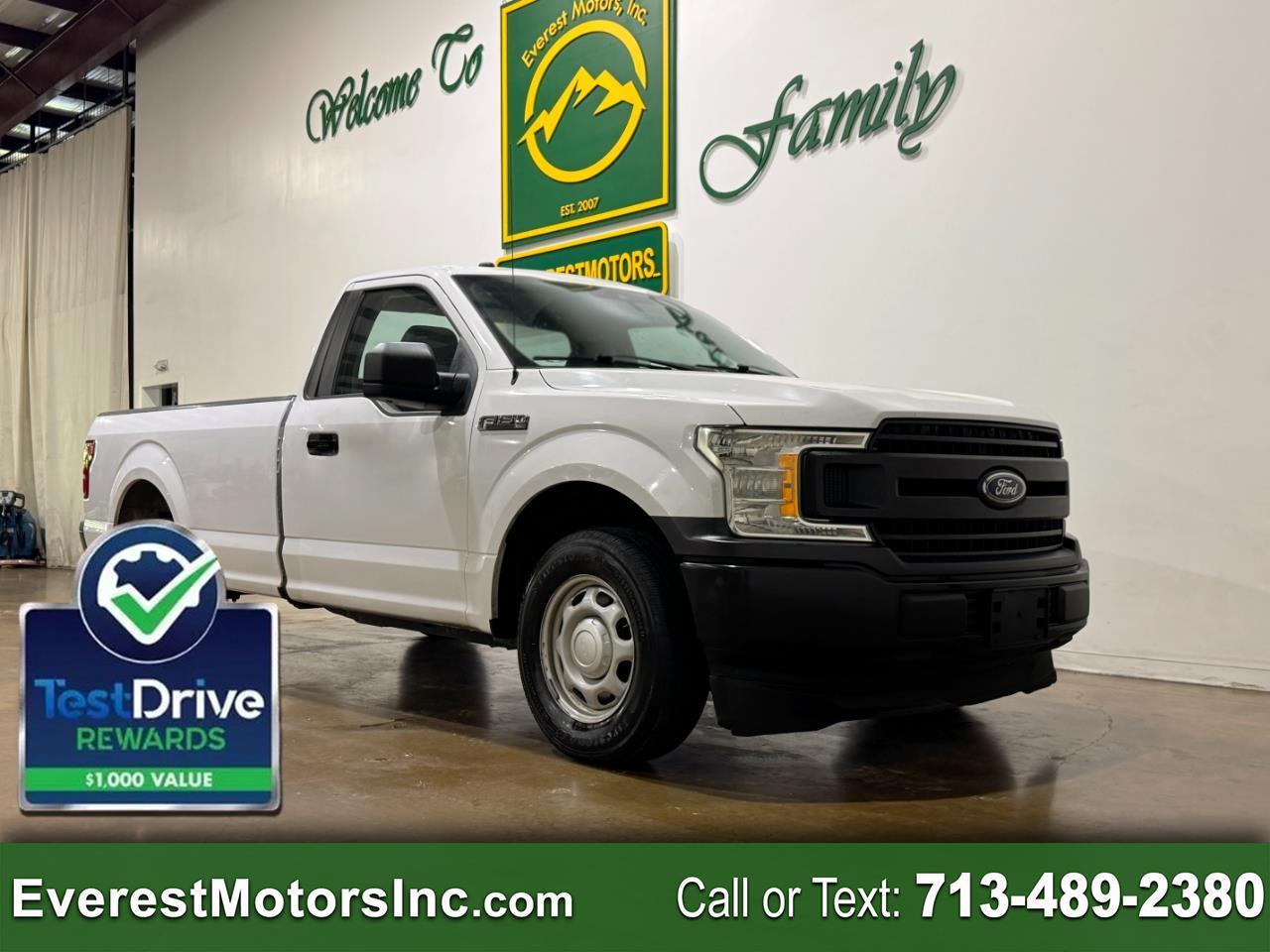 2019 Ford F-150 XL 4X2 REGCAB 8FT LONG BED 3.3L V6 GAS 1OWNER