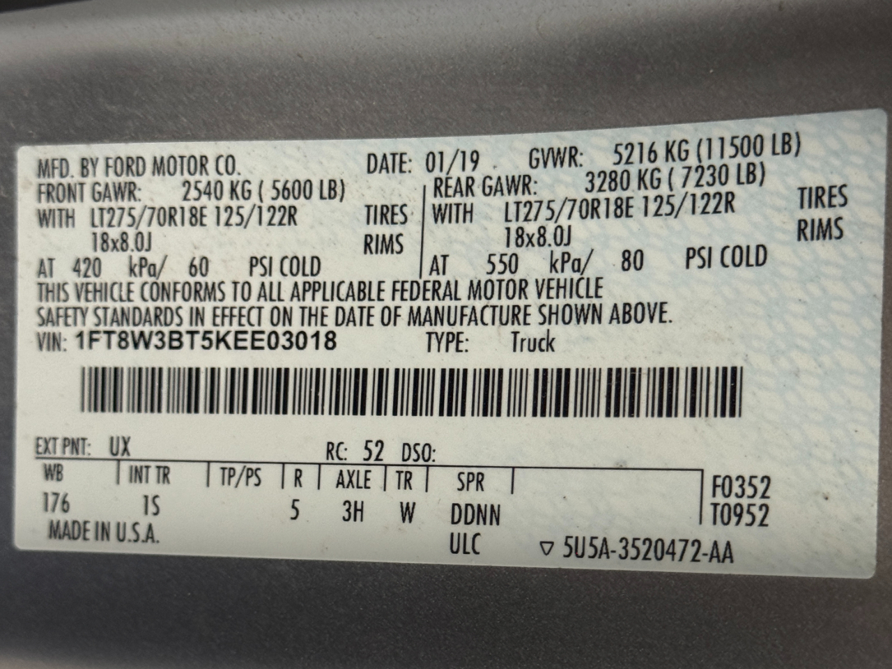 Ford Super Duty F-350 SRW  2019