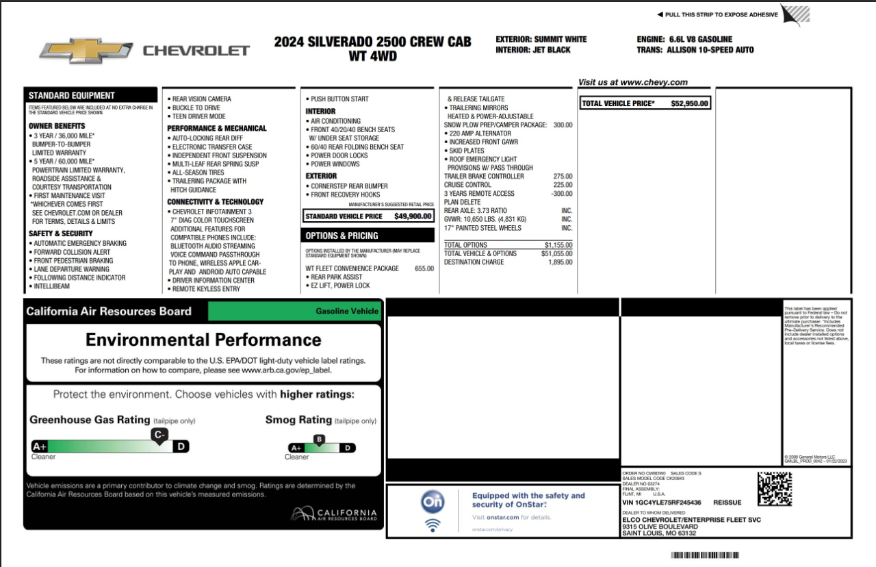 Chevrolet Silverado 2500HD  2024
