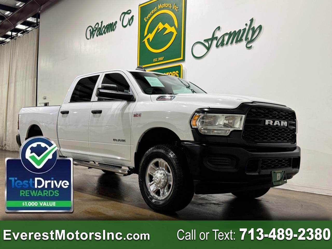 2022 RAM 2500 TRADESMAN 4X4 CREWCAB SHORT 6.4L V8 HEMI GAS