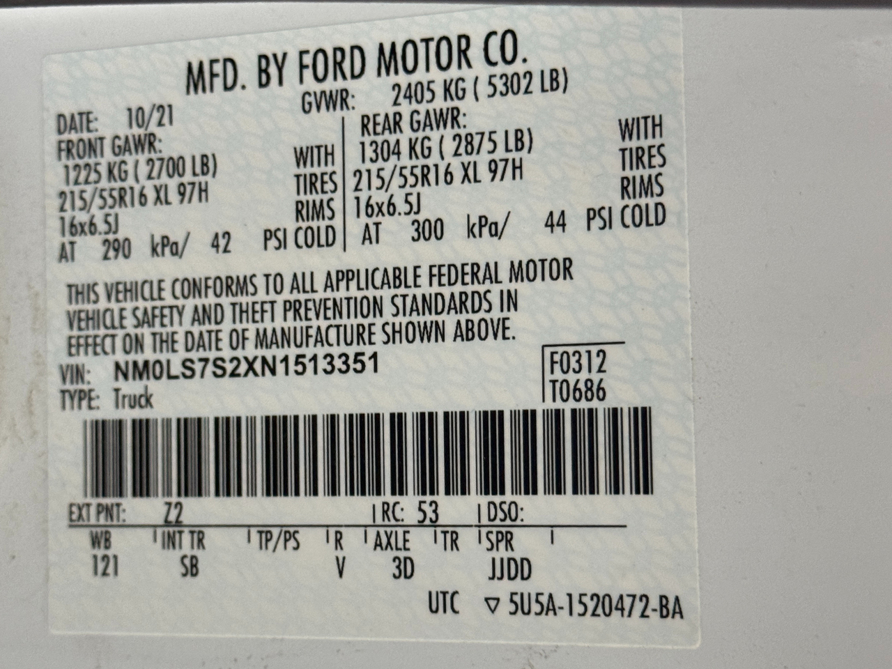 Ford Transit Connect  2022
