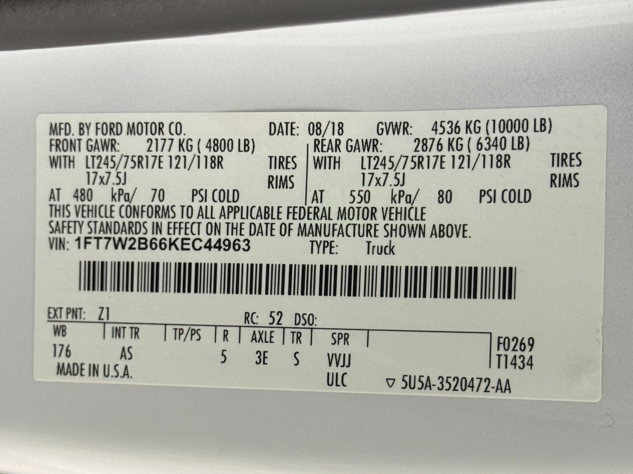 Ford Super Duty F-250 SRW  2019