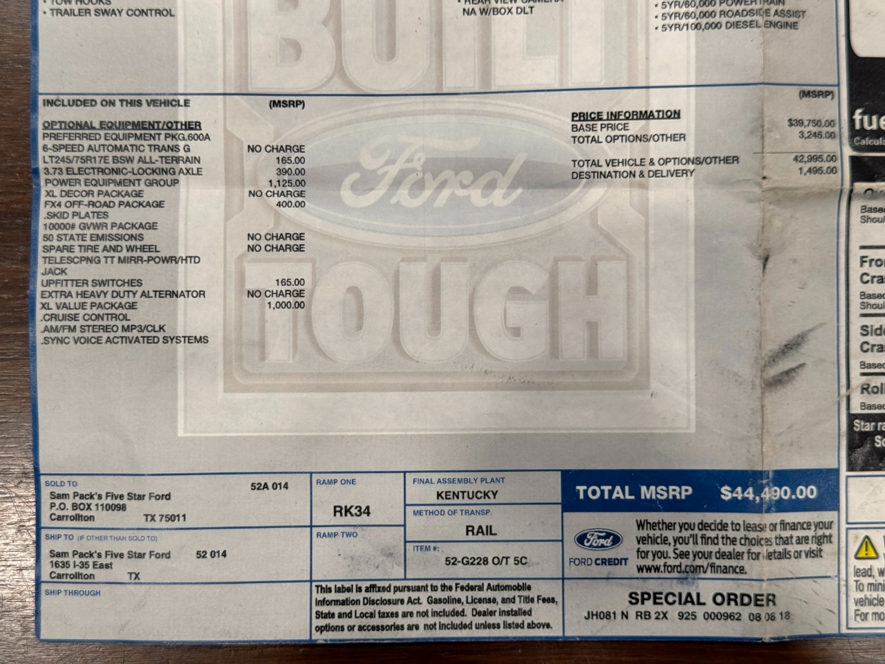 Ford Super Duty F-250 SRW  2019