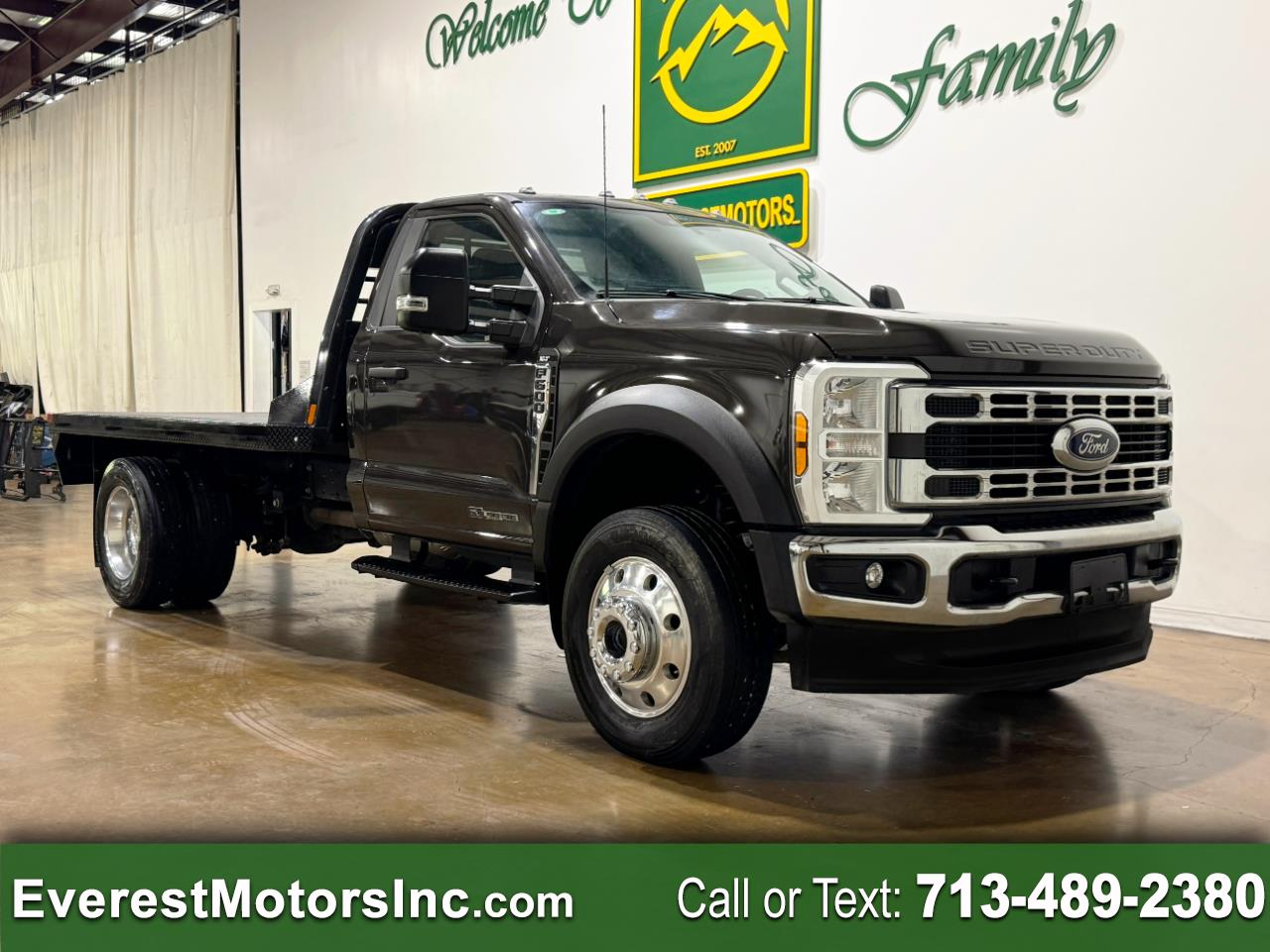 2024 Ford Super Duty F-600 DRW XLT 4X4 REGCAB 11FT FLATBED 6.7L V8 DIESEL 1OWNER