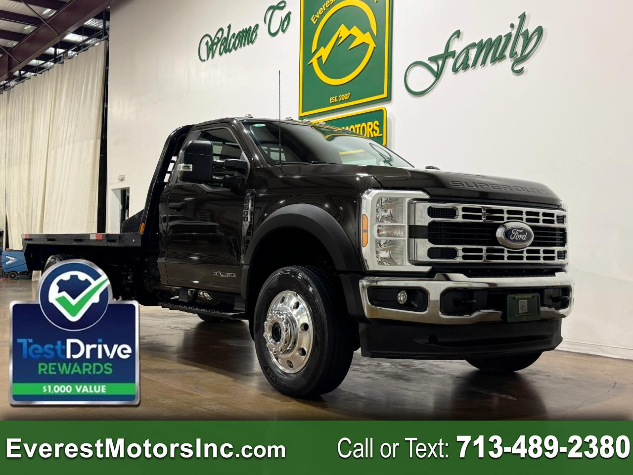 2024 Ford Super Duty F-600 DRW XLT 4X4 REGCAB 11FT FLATBED 6.7L V8 DIESEL 1OWNER
