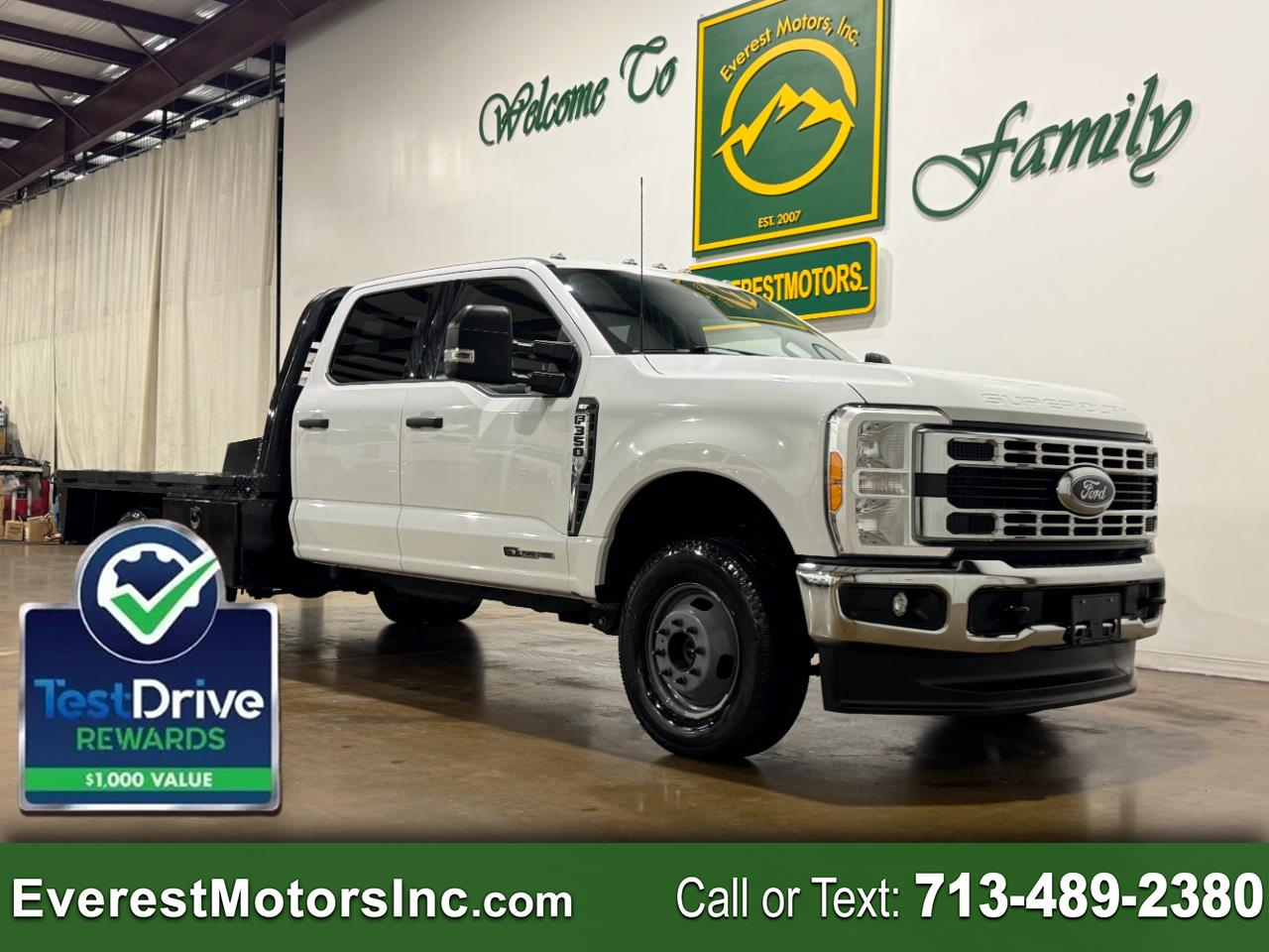 2023 Ford Super Duty F-350 DRW XLT 4X4 CREWCAB FLATBED 6.7L DIESEL 1OWNER