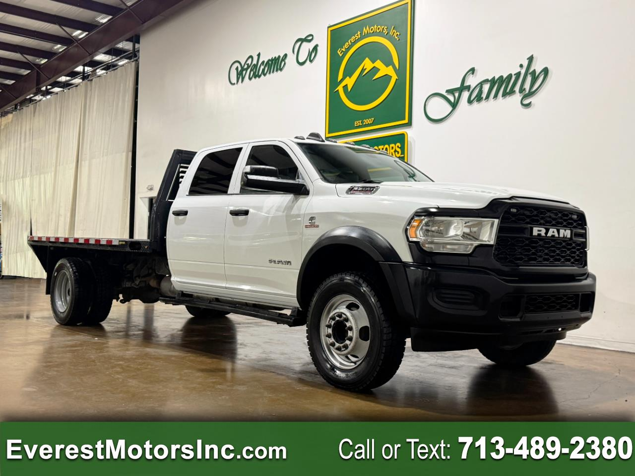 2022 RAM 5500 TRADESMAN 4X4 CC 11FT FLATBED 6.7 PTO DIESEL AISIN