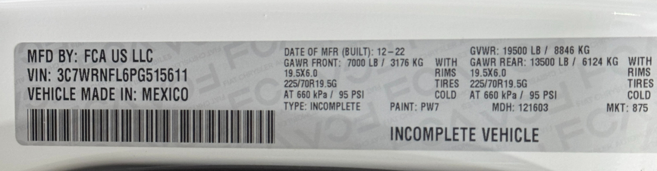 RAM 5500  2023