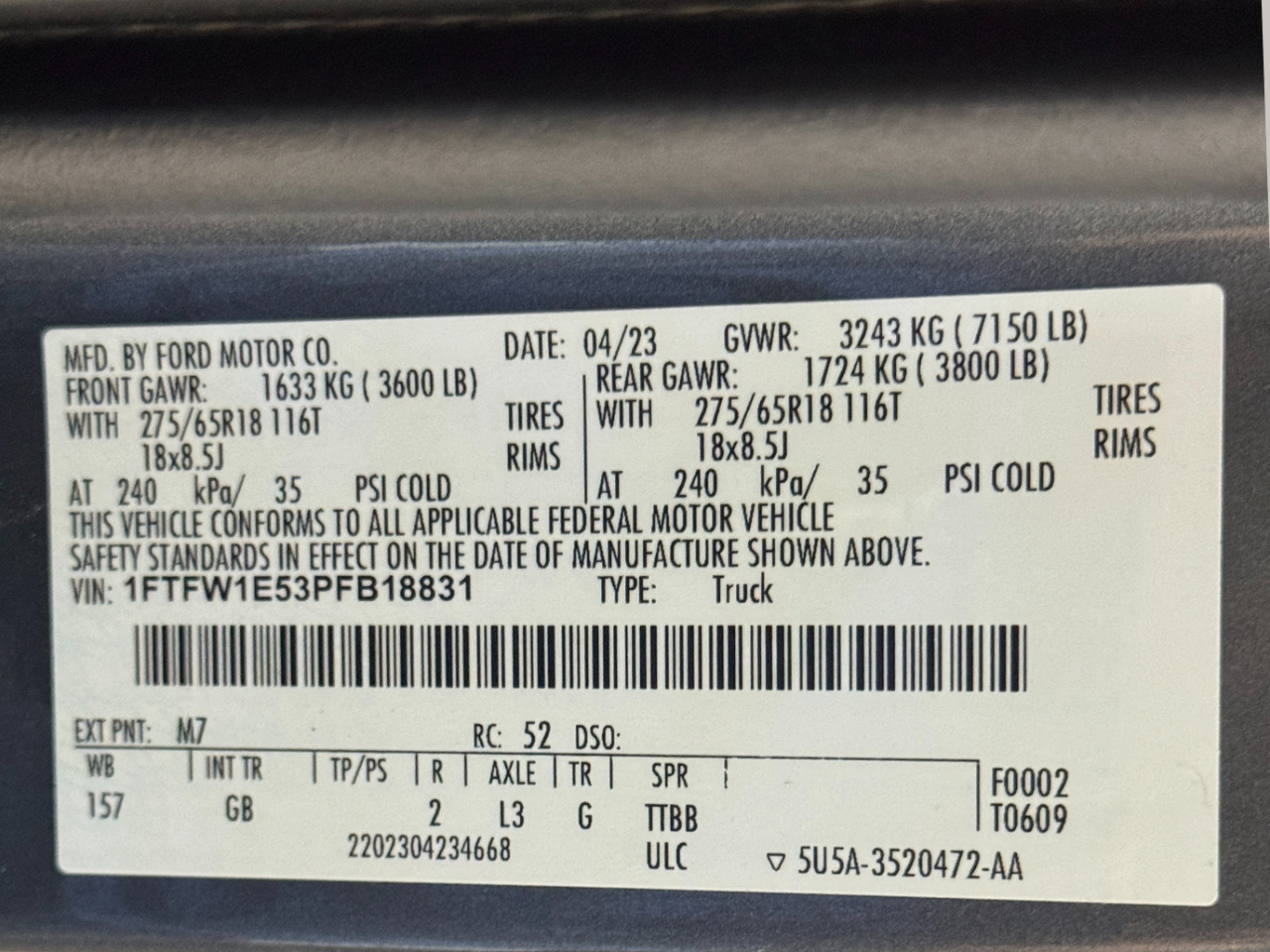 Ford F-150  2023