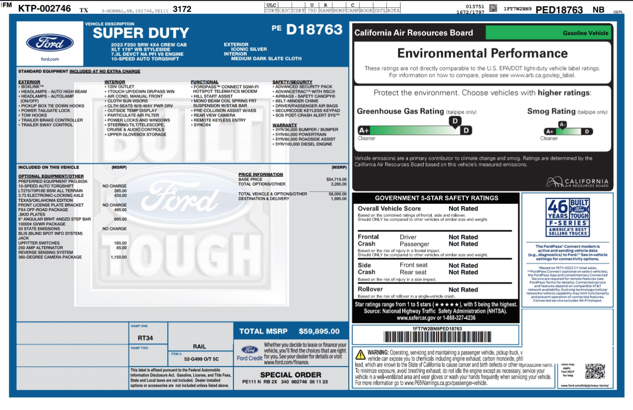 Ford Super Duty F-250 SRW  2023