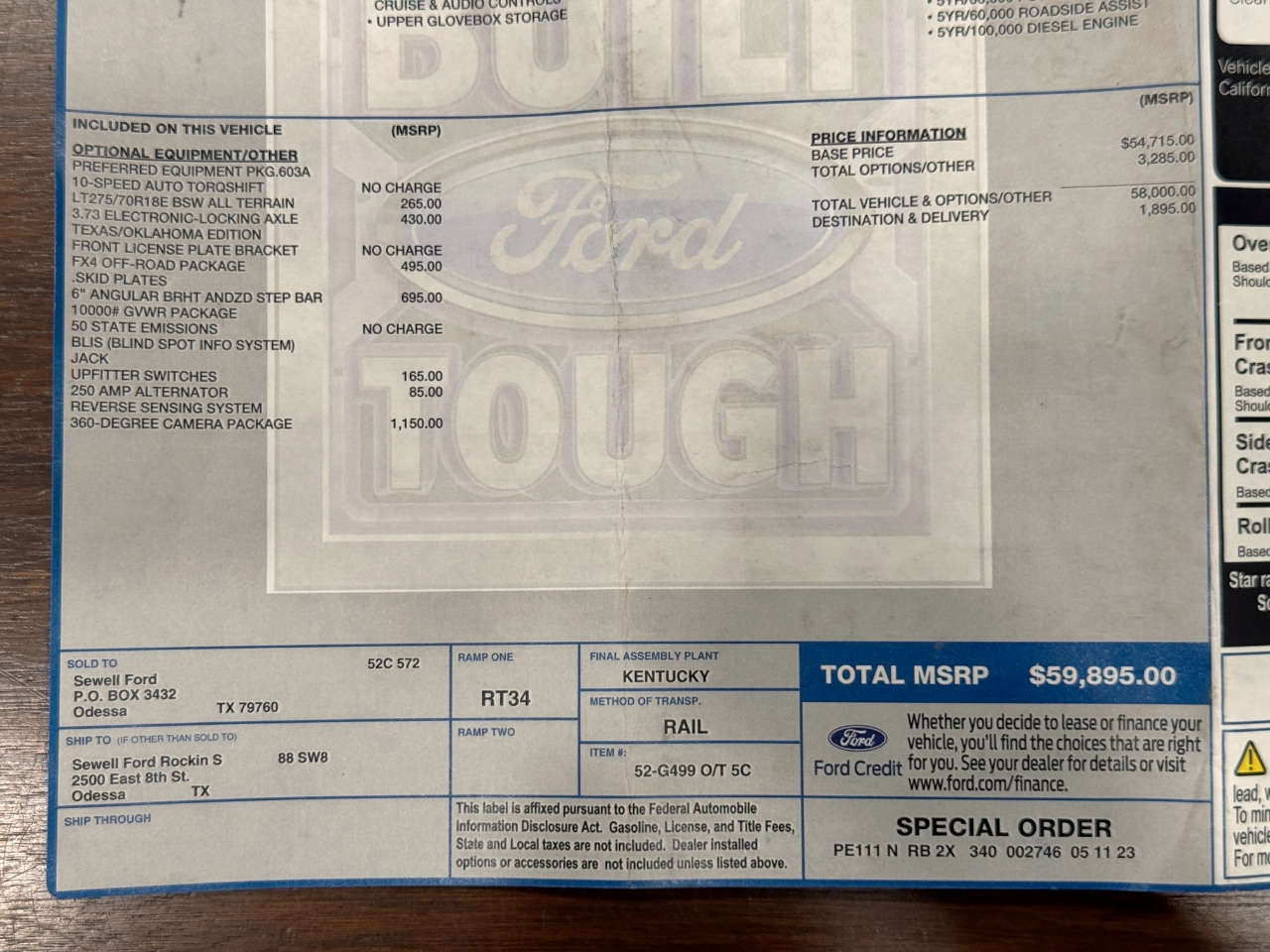Ford Super Duty F-250 SRW  2023
