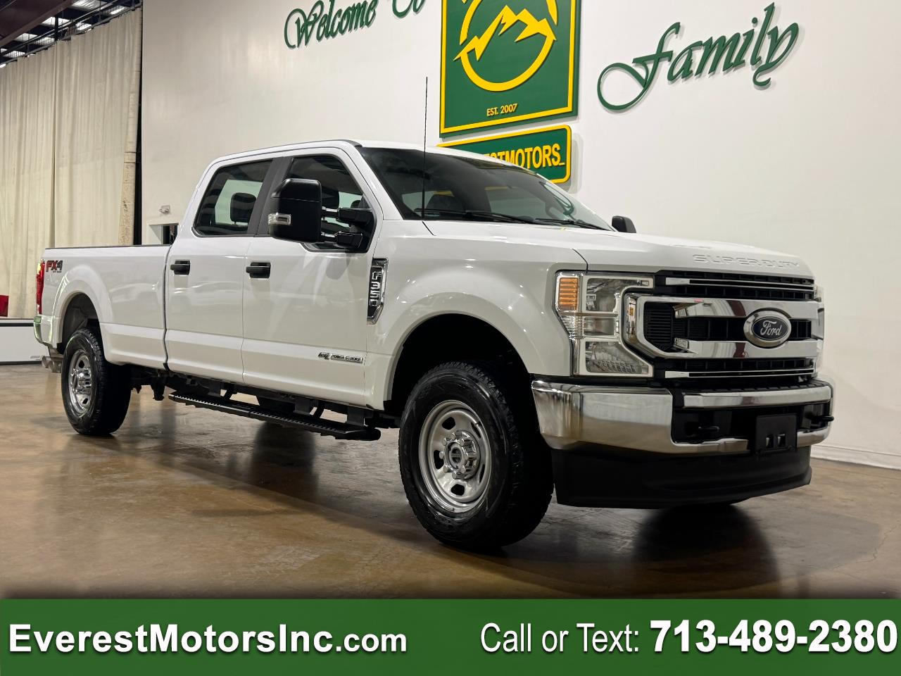 2022 Ford Super Duty F-350 SRW XL 4X4 CREWCAB LONG 6.7L V8 DIESEL 1OWNER