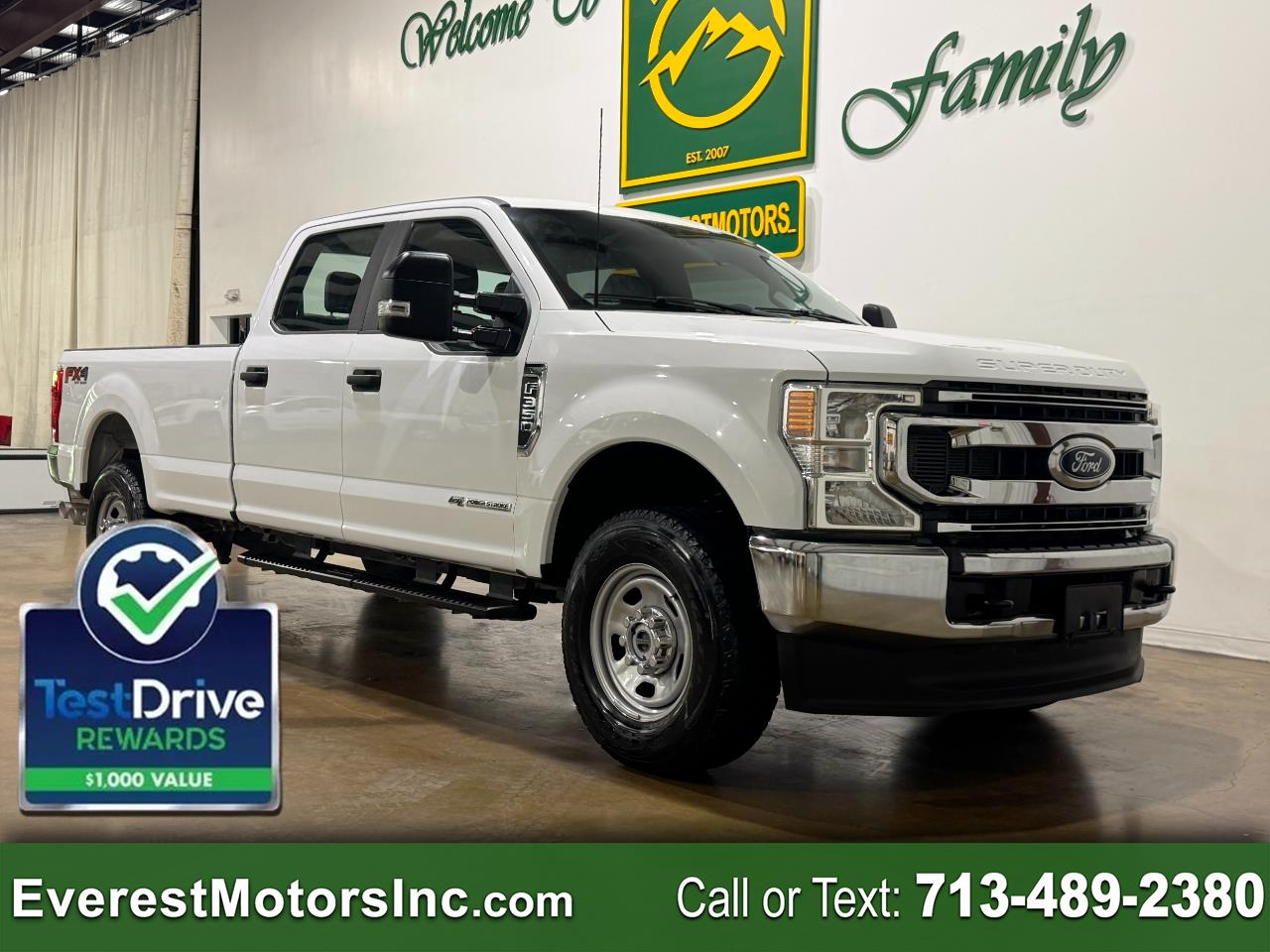 2022 Ford Super Duty F-350 SRW XL 4X4 CREWCAB LONG 6.7L V8 DIESEL 1OWNER