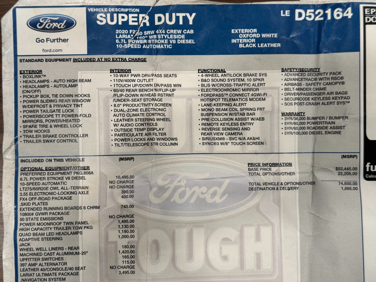 Ford Super Duty F-250 SRW  2020