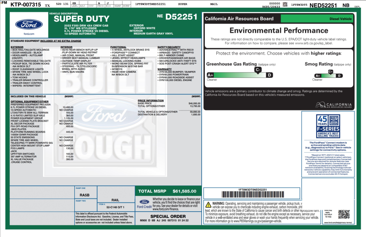 Ford Super Duty F-350 DRW  2022