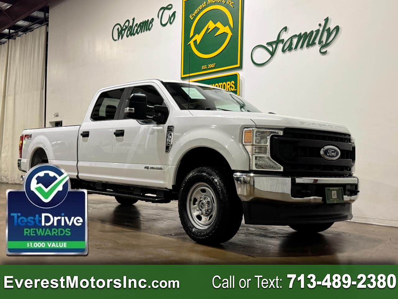 2022 Ford Super Duty F-350 SRW XL 4X4 CREWCAB LONG 6.7L V8 DIESEL 1OWNER
