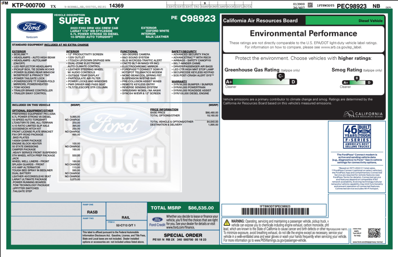 Ford Super Duty F-350 DRW  2023
