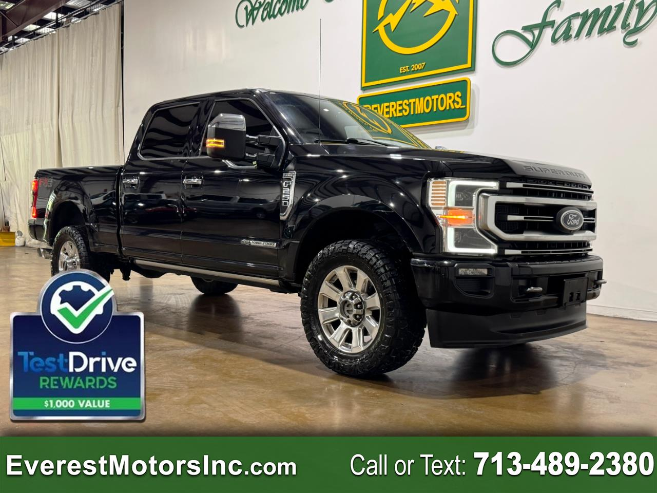 2020 Ford Super Duty F-250 SRW PLATINUM 4X4 CRWCAB SHORT 6.7L V8 DIESEL