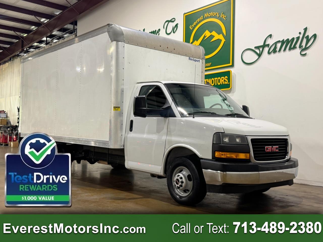 2023 GMC Savana CUTAWAY BOX TRUCK RWD 6.6L V8 GAS 1OWNER RAMP