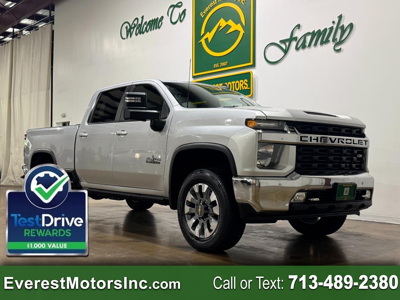 2022 Chevrolet Silverado 2500HD LT 4X4 CREWCAB SHORT 6.6L V8 DIESEL PTO 1OWNER