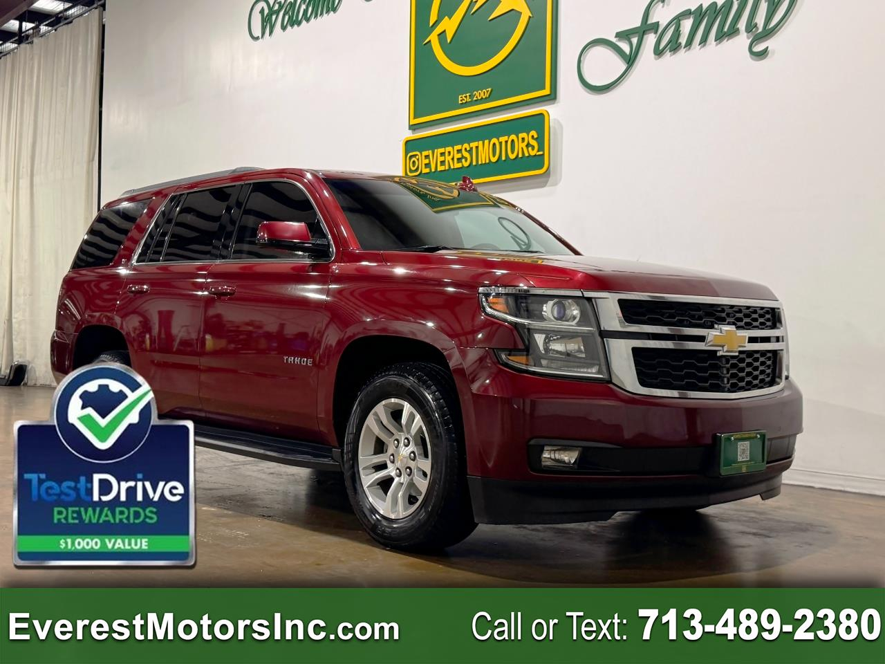 2016 Chevrolet Tahoe LT LUXURY SUV RWD 5.3L V8 GAS THIRD ROW SEAT