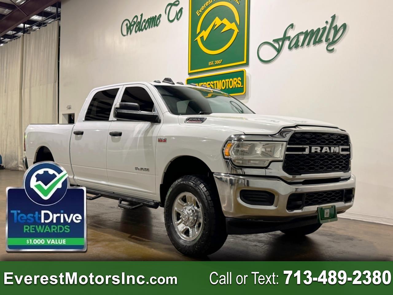2022 RAM 2500 TRADESMAN 4X4 CREWCAB SHORT 6.4L V8 GAS 1OWNER