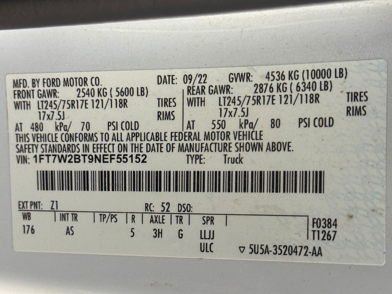 Ford Super Duty F-250 SRW  2022