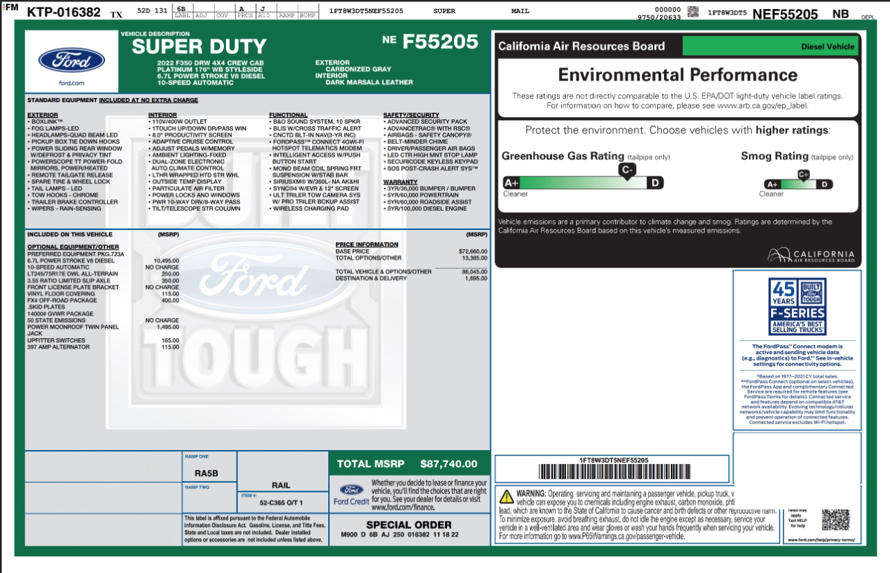 Ford Super Duty F-350 DRW  2022