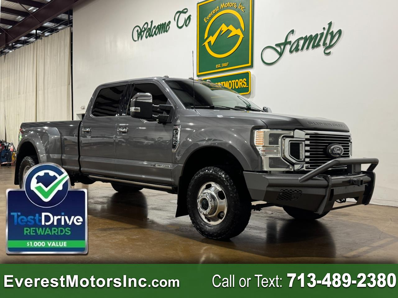 2022 Ford Super Duty F-350 DRW PLATINUM 4X4 CREWCAB 6.7L V8 DIESEL 1OWNER