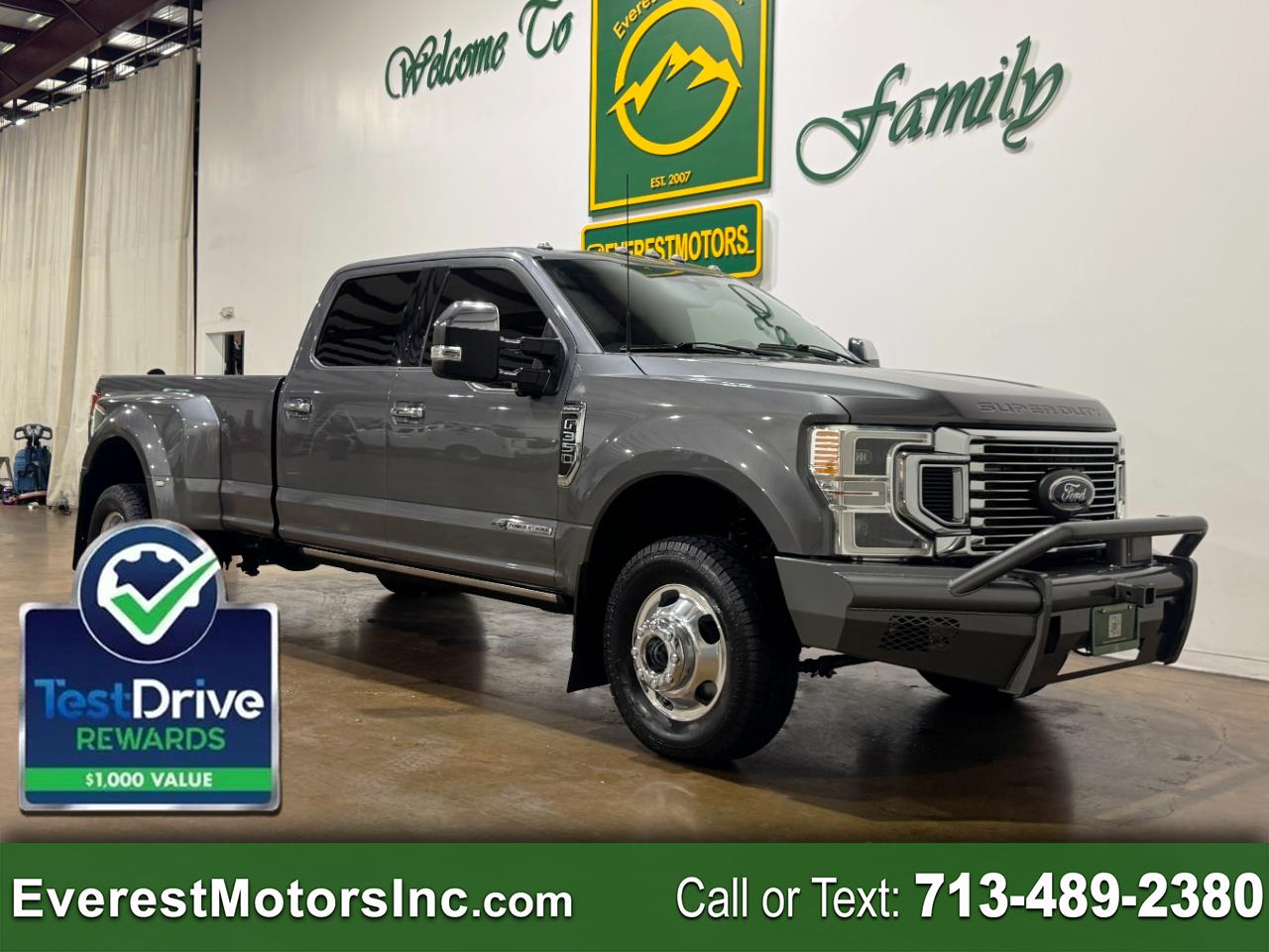 2022 Ford Super Duty F-350 DRW PLATINUM 4X4 CREWCAB 6.7L V8 DIESEL 1OWNER