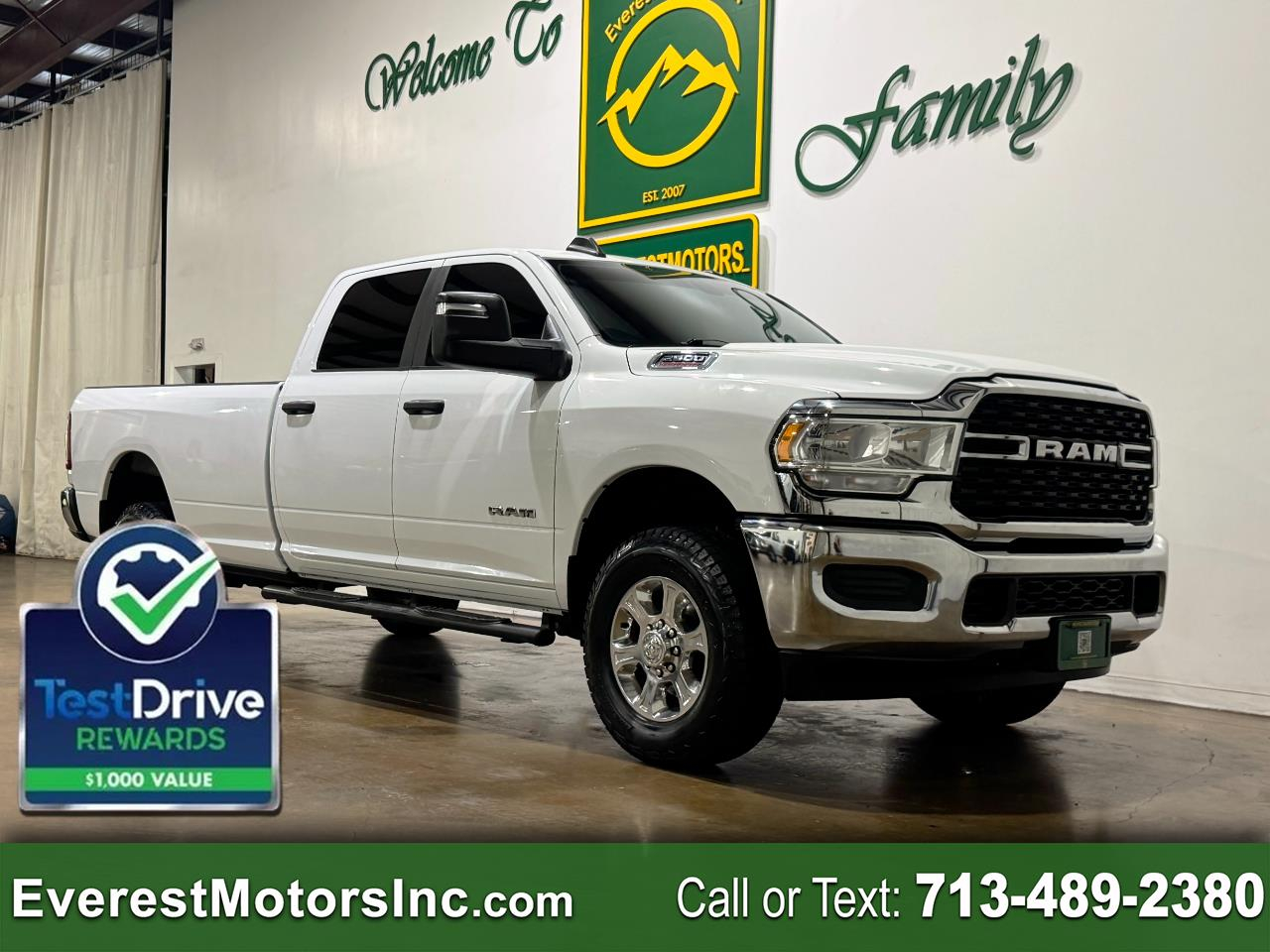 2023 RAM 2500 BIGHORN LONE STAR CREW 4X4 LONG 6.4L V8 GAS 1OWNER