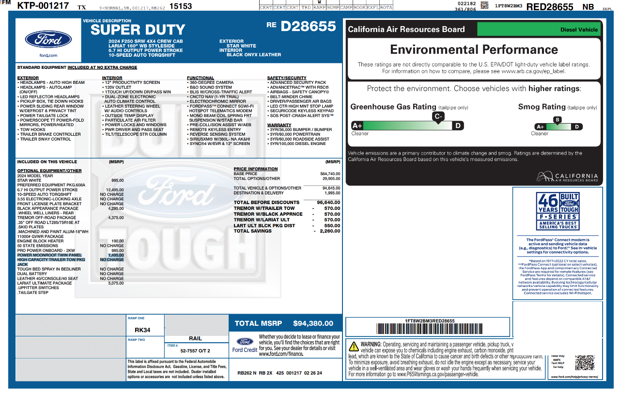 Ford Super Duty F-250 SRW  2024