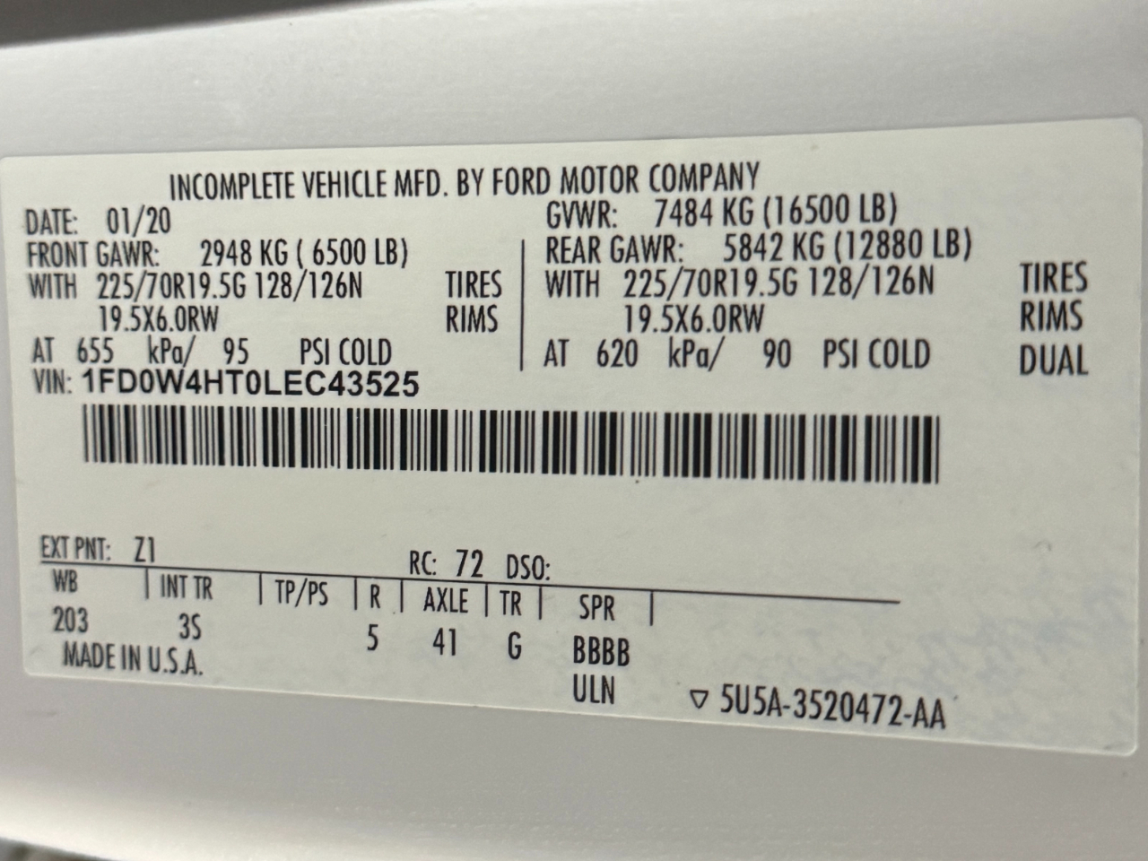 Ford Super Duty F-450 DRW  2020
