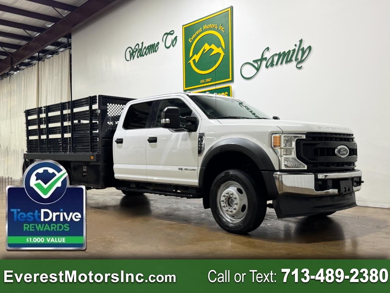 2020 Ford Super Duty F-450 DRW XLT 4X4 CREWCAB 12FT FLATBED 6.7L DIESEL 1OWNER