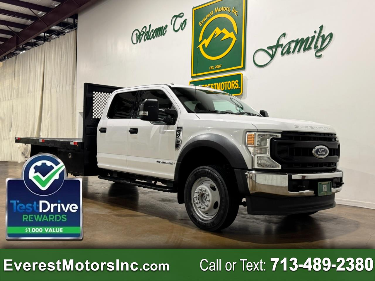 2020 Ford Super Duty F-450 DRW XLT 4X4 CREWCAB 12FT STAKEBED 6.7L PTO DIESEL 1OWN