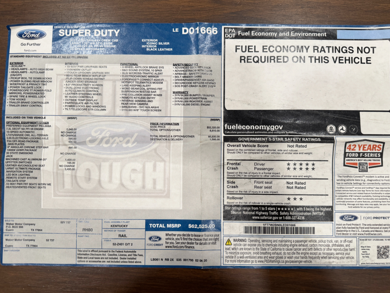 Ford Super Duty F-250 SRW  2020