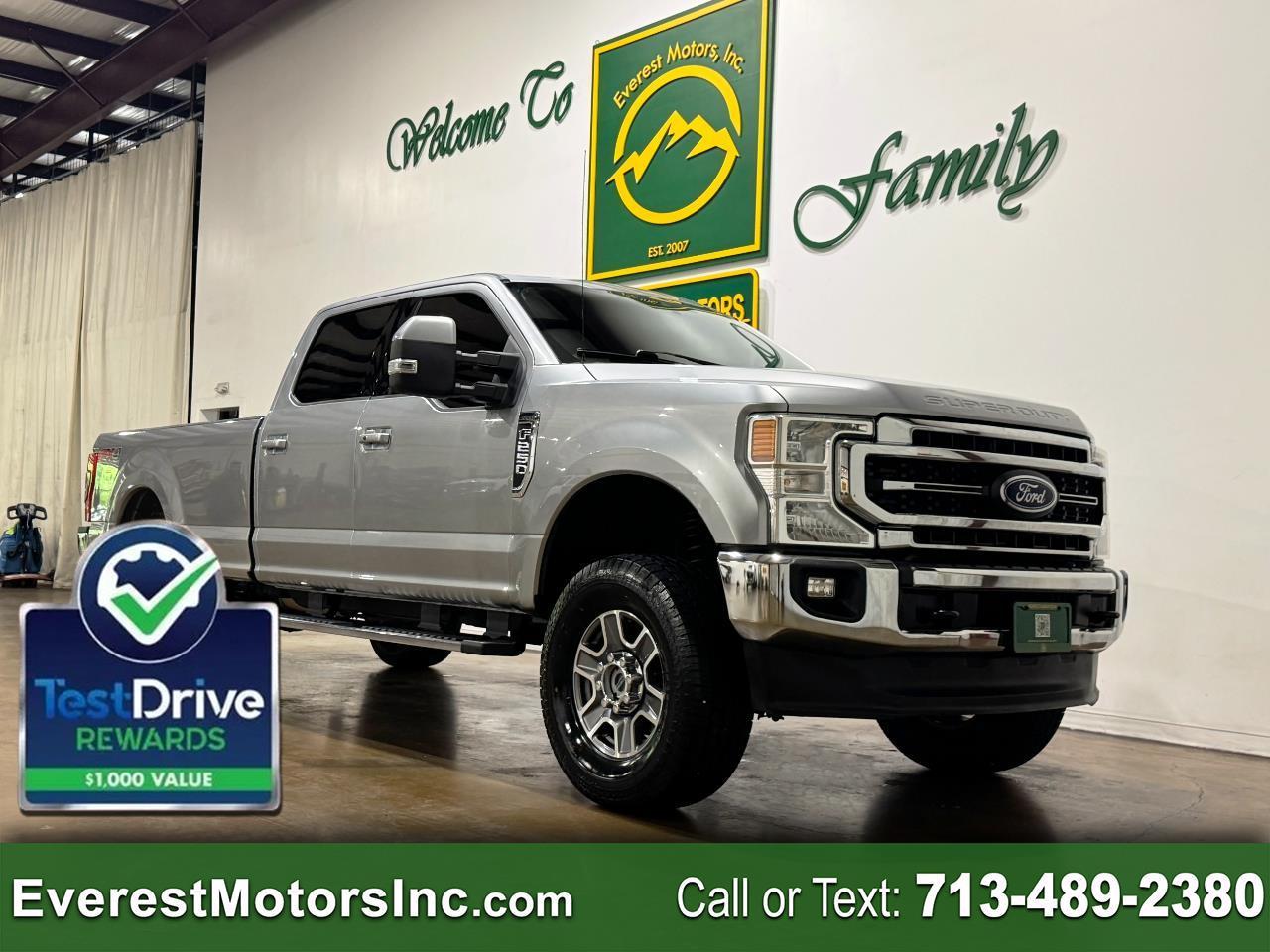 2020 Ford Super Duty F-250 SRW LARIAT ULTIMATE 4X4 CC LONG 7.3L GAS GODZILLA 1OWN
