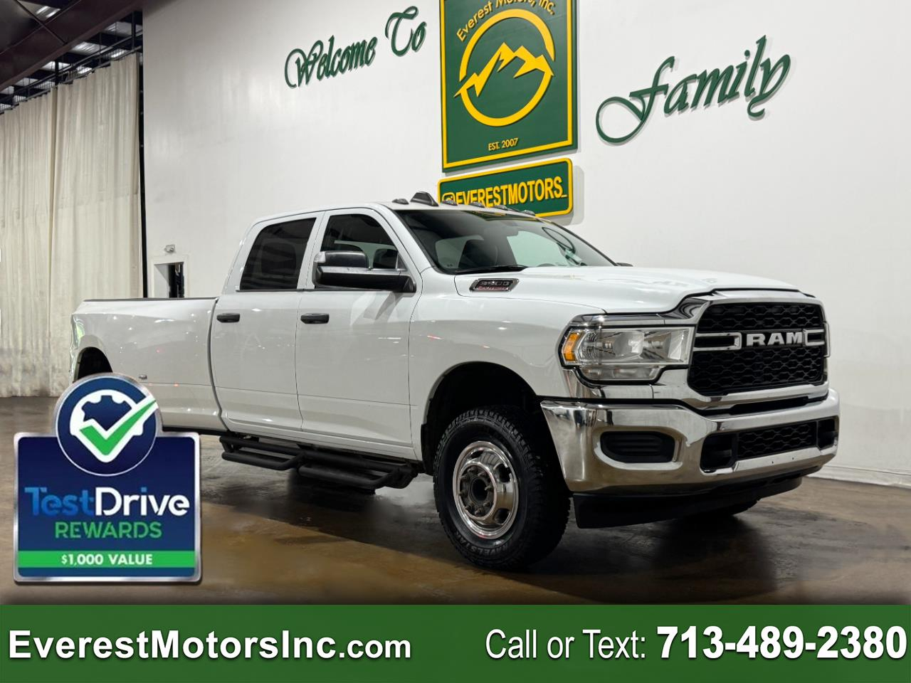 2022 RAM 3500 TRADESMAN 4X4 CREWCAB LONGBED 6.7L HO DIESEL AISIN