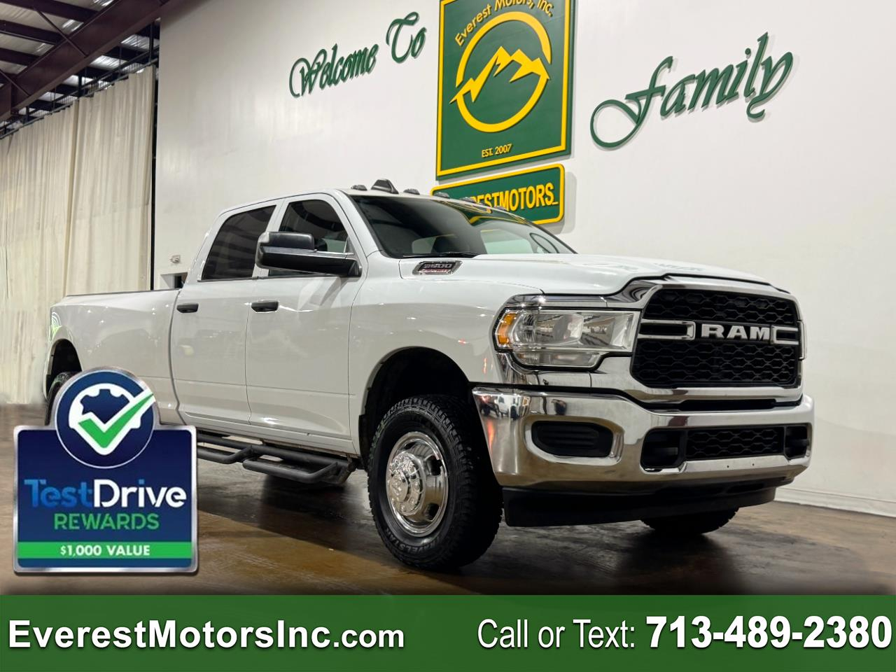 2022 RAM 3500 TRADESMAN 4X4 CREWCAB DRW 6.7L HO DIESEL AISIN