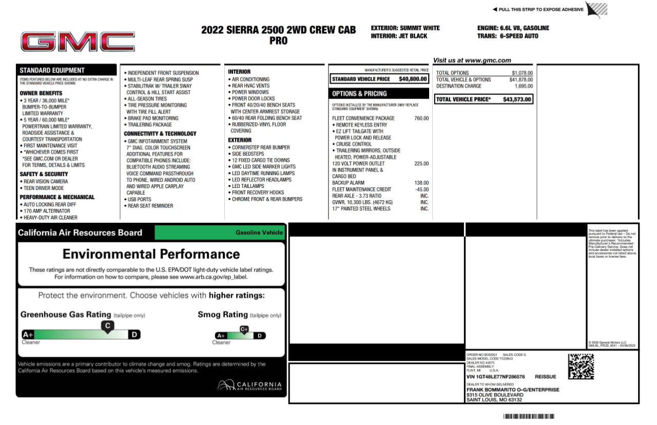 GMC Sierra 2500HD  2022