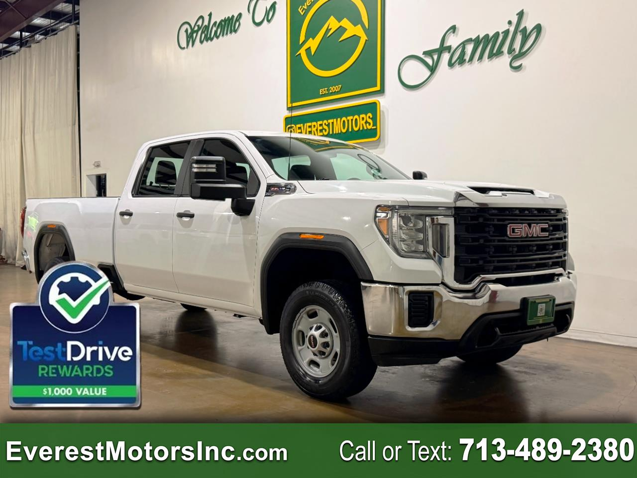 2022 GMC Sierra 2500HD PRO 4X2 CREWCAB LONG BED 6.6L V8 GAS 1OWNER