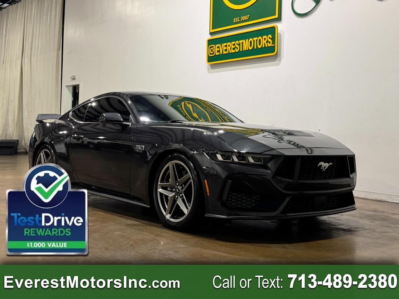 2024 Ford Mustang GT PREMIUM 2DR SPORT COUPE RWD 5.0L V8 MANUAL