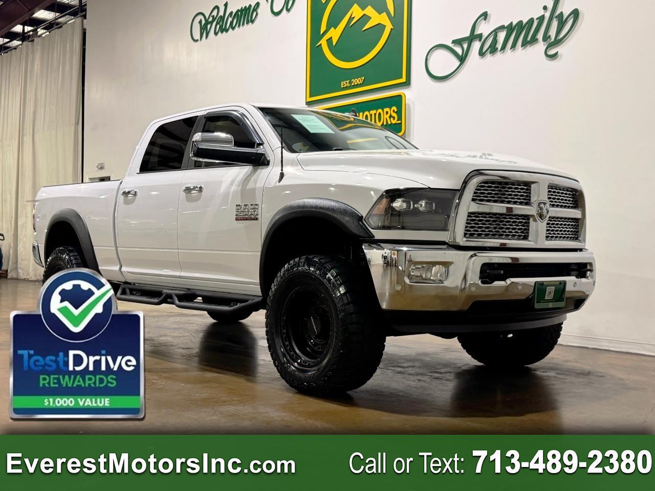 2018 RAM 2500 LARAMIE 4X4 CREWCAB SHORT 6.7L DIESEL 1OWNER