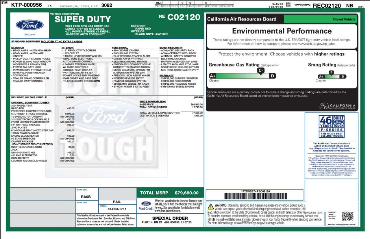 Ford Super Duty F-250 SRW  2024